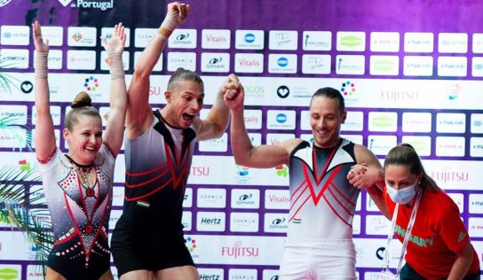 Három arannyal, összesen hat éremmel zárt a magyar csapat az aerobik-világbajnokságon