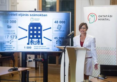 A felsőoktatásba jelentkezők 74 százalékát vették fel