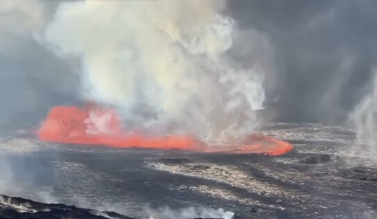 Egy hónap után ismét kitört Hawaii legnagyobb vulkánja a Kilauea