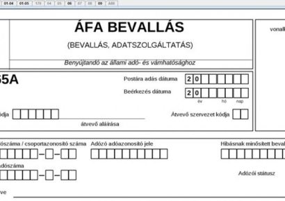 Mától változik az áfa-bevallás