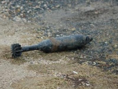 Több mint 250 kilogrammnyi második világháborús aknagránátot találtak Csép mellett, a szántóföldön