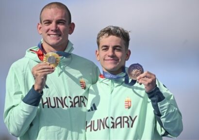 Nyíltvízi úszás – Rasovszky Kristóf arany-, Betlehem Dávid bronzérmes