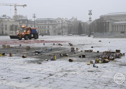 Több mint nyolc tonna hulladékot szedtek össze a főváros közterületeiről