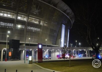 Tűz volt a Puskás Arénában – Fotók!