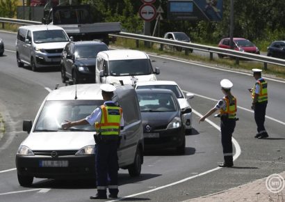 Egyhetes ellenőrzést tart a rendőrség az utakon