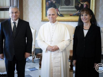 XIV. Leó pápa magánaudiencián fogadta Orbán Viktor miniszterelnököt