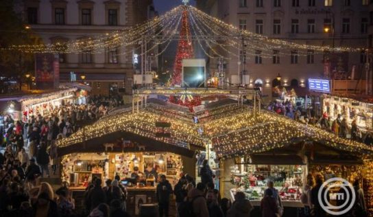 Pénteken nyílik meg Budapest hivatalos karácsonyi vására a Deák Ferenc téren