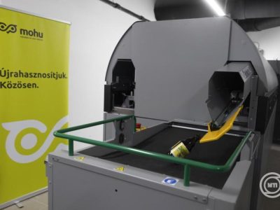 A MOHU újabb, ömlesztett visszaváltásra alkalmas REpont automatát telepített