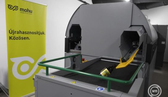 A MOHU újabb, ömlesztett visszaváltásra alkalmas REpont automatát telepített