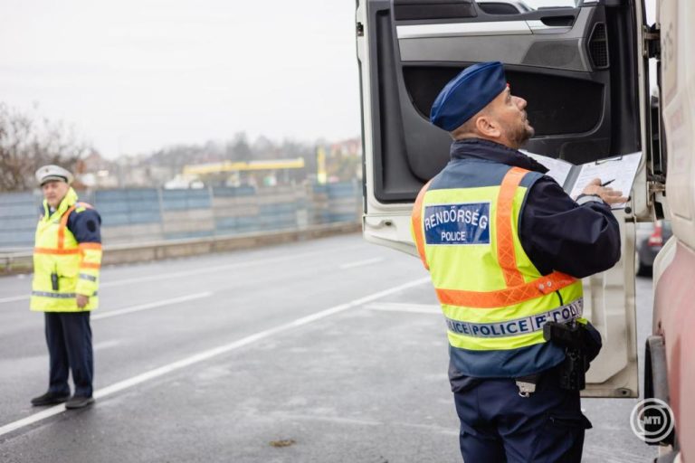 Fokozott ellenőrzést tart a rendőrség a héten