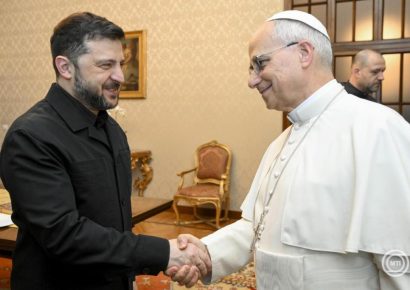 Ukrajnai háború – XIV. Leó pápa fogadta az ukrán elnököt