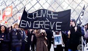 A dolgozók sztrájkja miatt nem nyitott ki a párizsi Louvre
